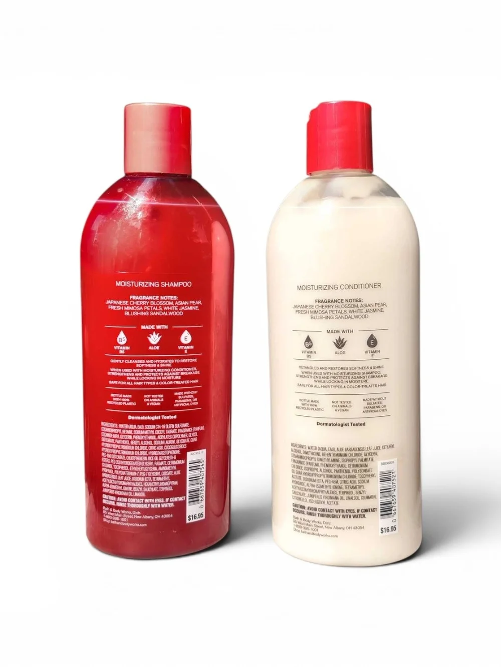 Bath & Body Works Japanese Cherry Blossom Shampoo & Conditioner Set
